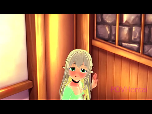 ❤️ (Trap) Elvish mjakazi hukusaidia kunawa uso wako. Pono ya kupendeza ❌